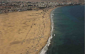 Playa del Ingles in der Gemeinde von San Bartolome